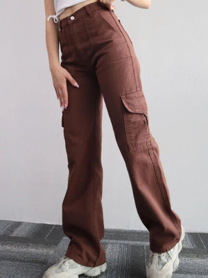 Emiliana - Pantalon cargo coupe droite - TrendlyLux™