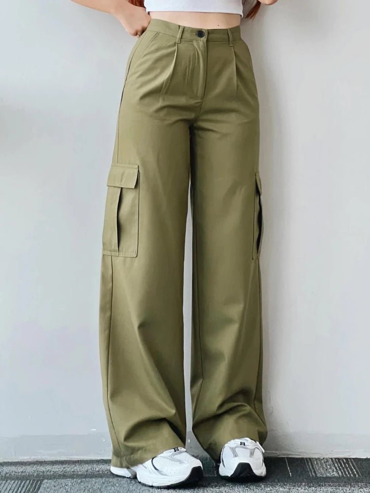 Emiliana - Pantalon cargo coupe droite - TrendlyLux™